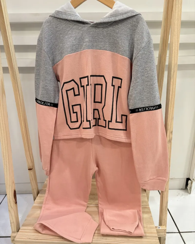 CONJUNTO FEMININO JUVENIL MANGA LONGA R130