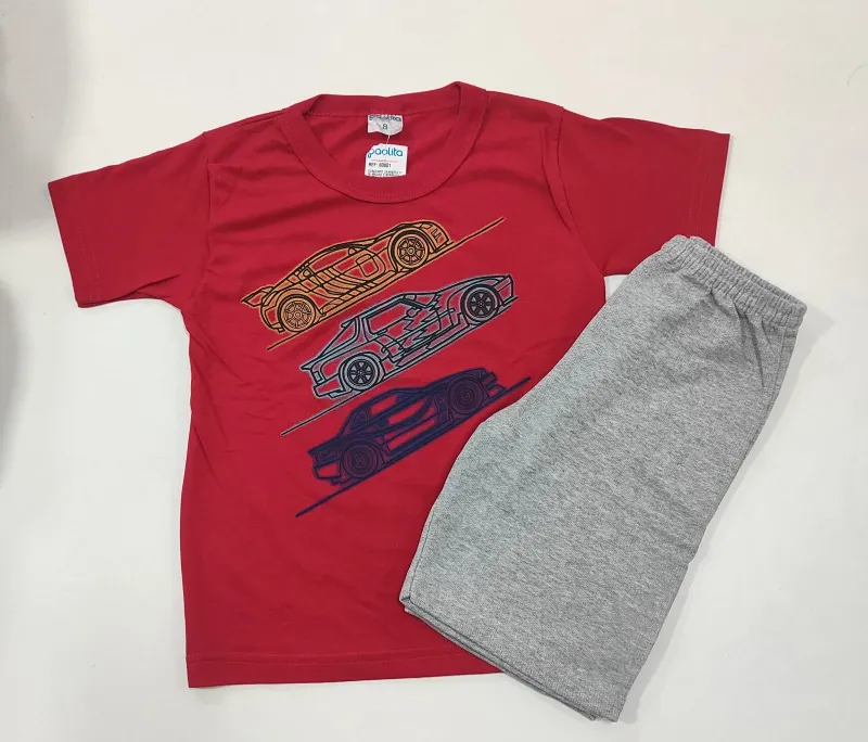 CONJUNTO MASCULINO INFANTIL SEM MANGA R130