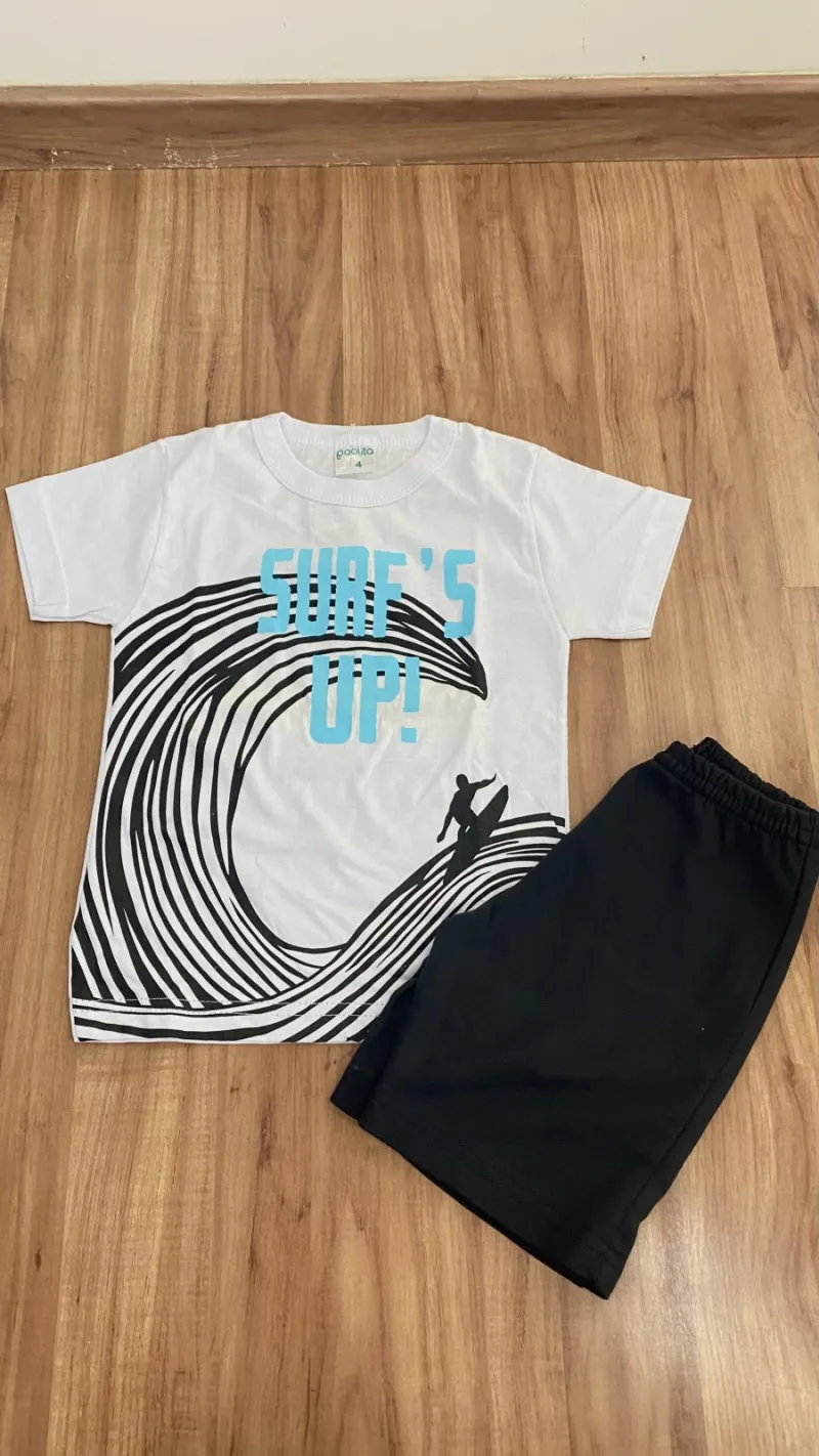 CONJUNTO MASCULINO INFANTIL SEM MANGA R130