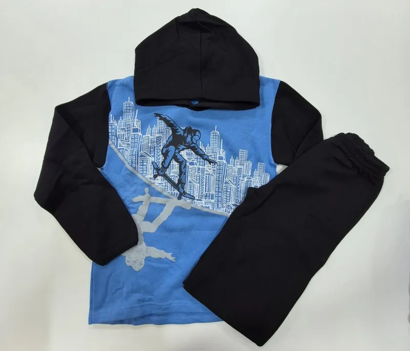CONJUNTO MASCULINO INFANTIL MANGA LONGA R130