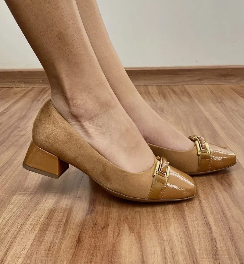 SAPATO FEMININO ADULTO CAMURÇA