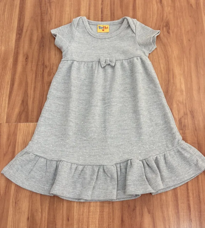 VESTIDO FEMININO INFANTIL SEM MANGA R01