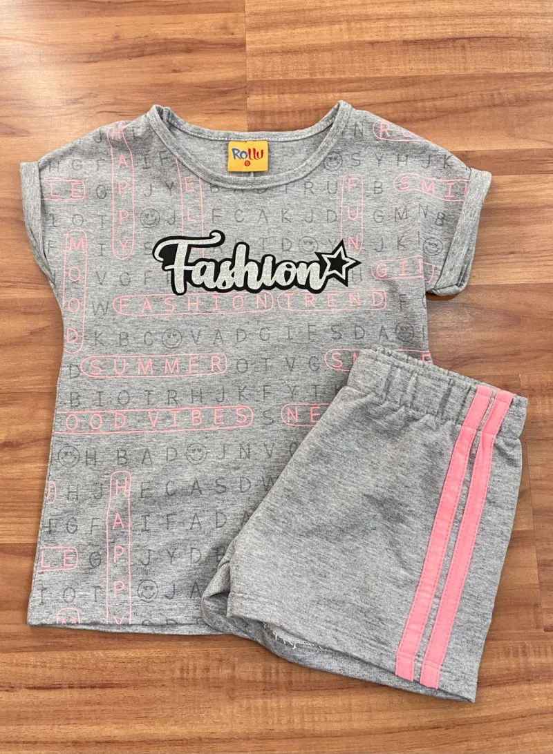 CONJUNTO FEMININO IF SEM MANGA+SHORTS R01
