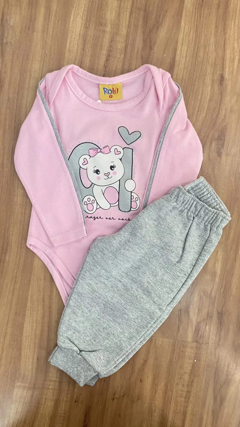 CONJUNTO BODY FEMININO MANGA LONGA R01