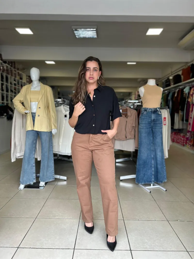 CAMISA FEMININO SEM MANGA R08