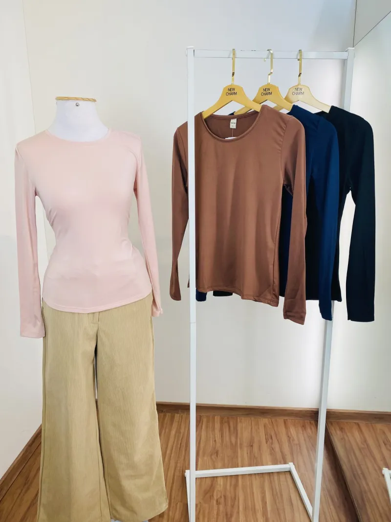 BLUSA FEMININO ADULTO MANGA LONGA TERMICA