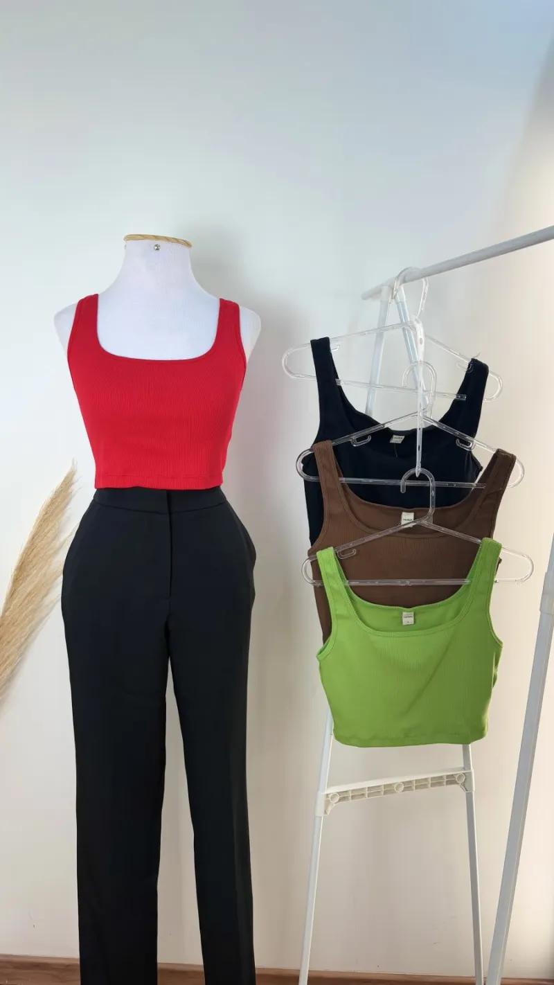 BLUSA FEMININO C/ALÇA CROPD
