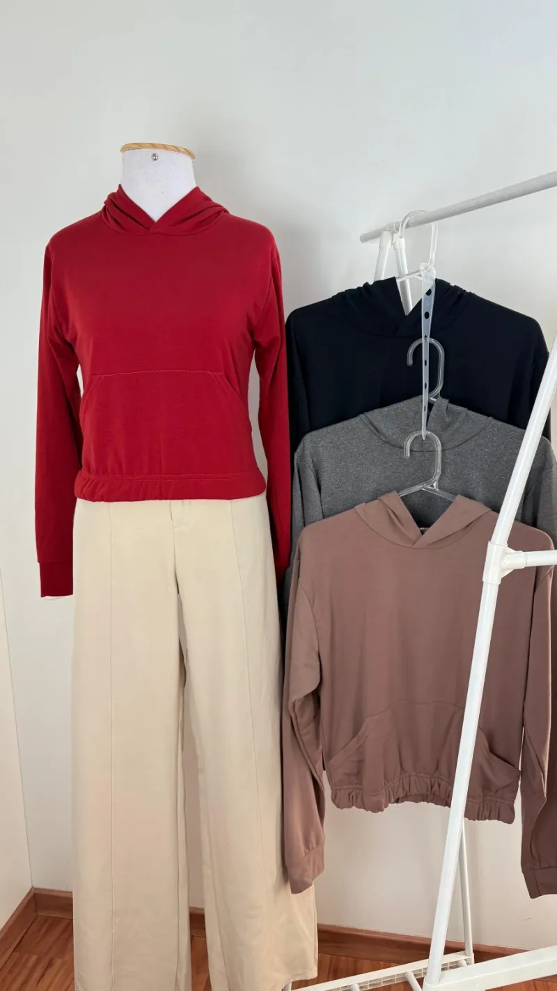MOLETOM FEMININO CROPPED FCHDO