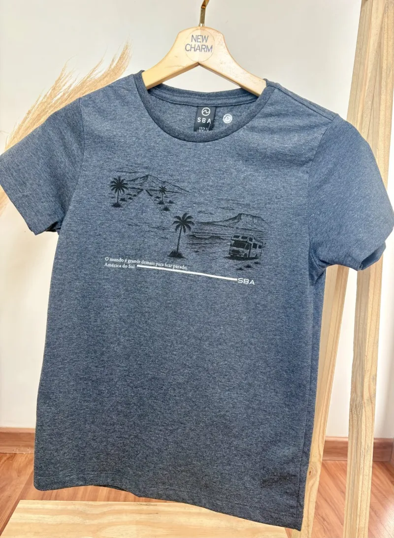 SBA — CAMISETA MASCULINO INFANTIL SEM MANGA