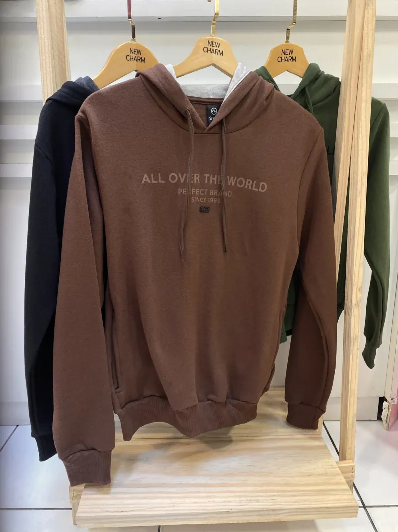 BLUSÃO MASCULINO INFANTIL MOLETOM