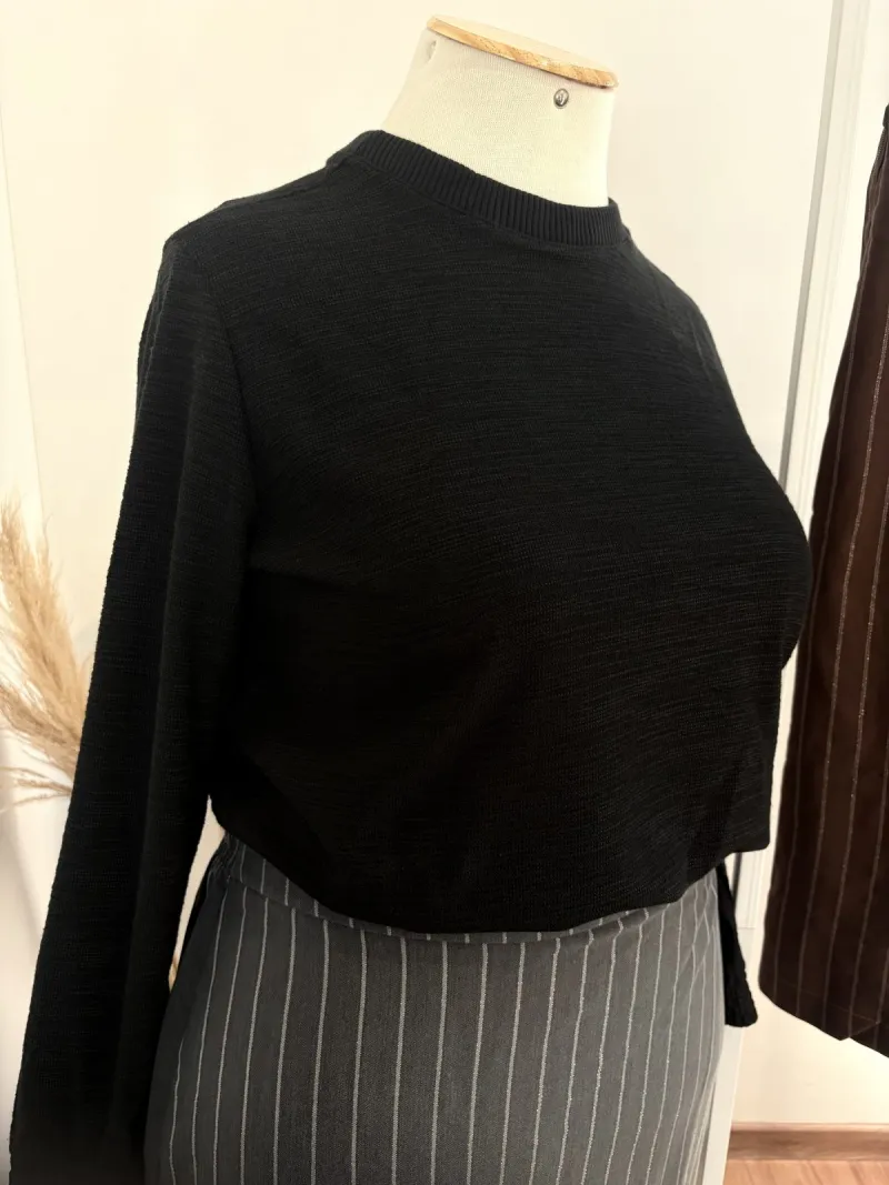 BLUSÃO FEMININO ADULTO TRICOT