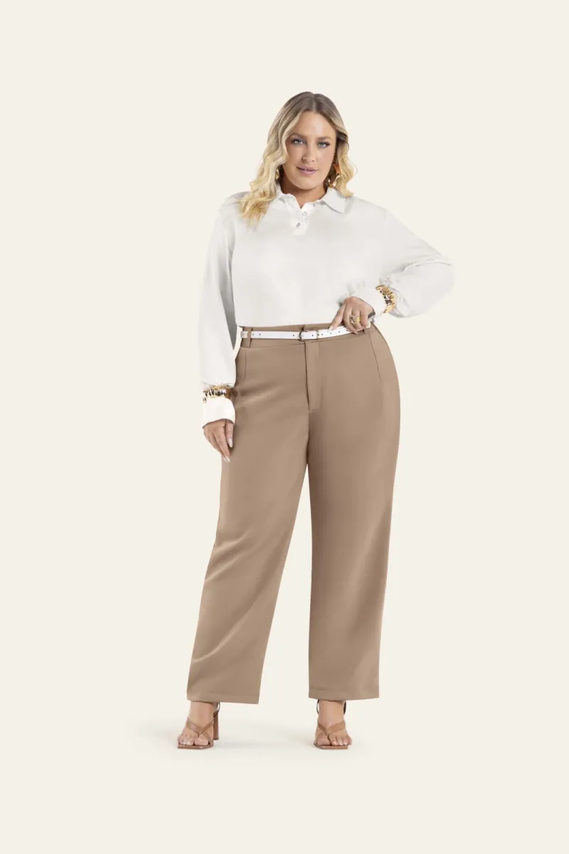 SECRET GLAM — CAMISA FEMININO ADULTO MANGA LONGA