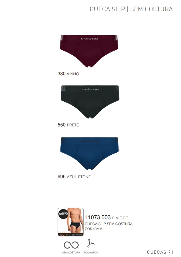 CUECA SLIP S/CST R132