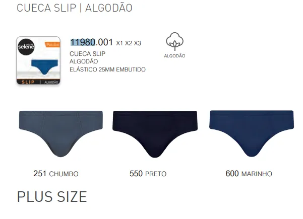 CUECA PLUS SLIP R132