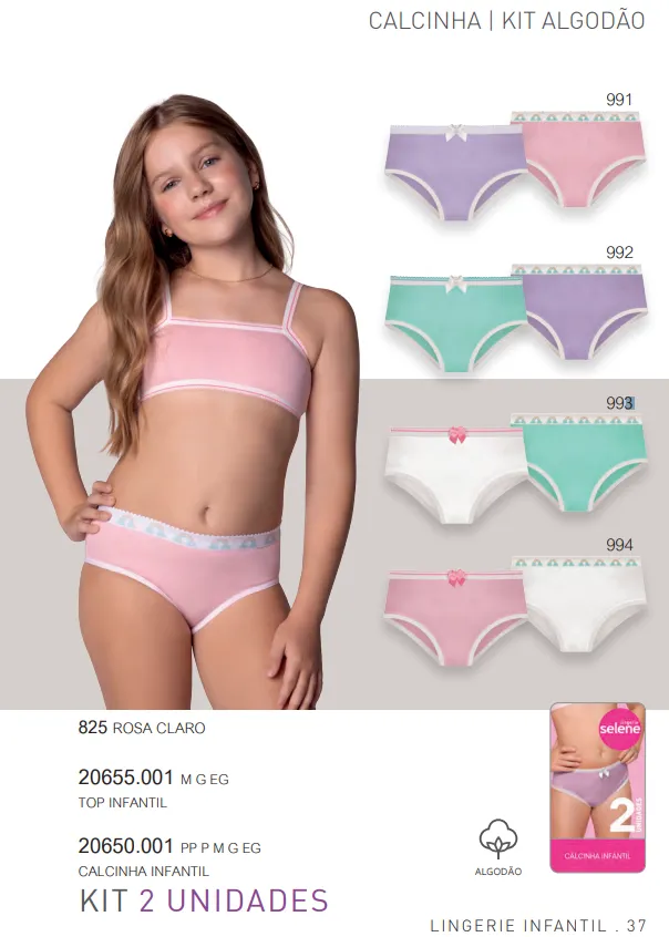 KIT CALCINHA INF R132