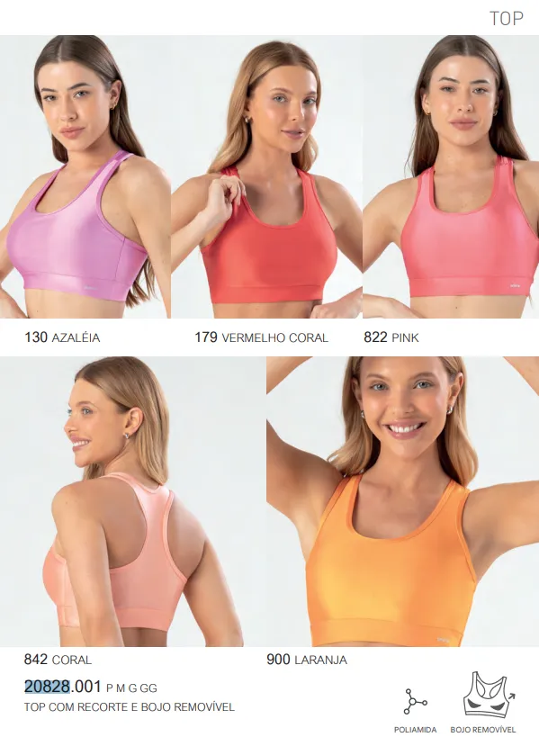 TOP FEMININO ADULTO C/BOJO