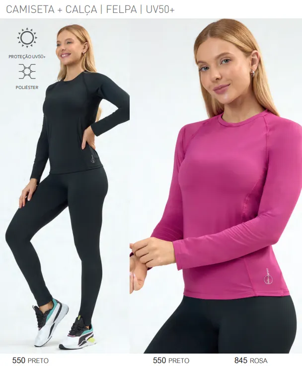 BLUSA FEMININO ADULTO MANGA LONGA FELPA