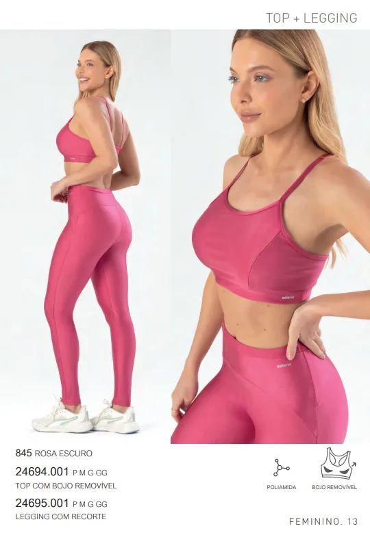 LEGGING FEMININO ADULTO FITNESS