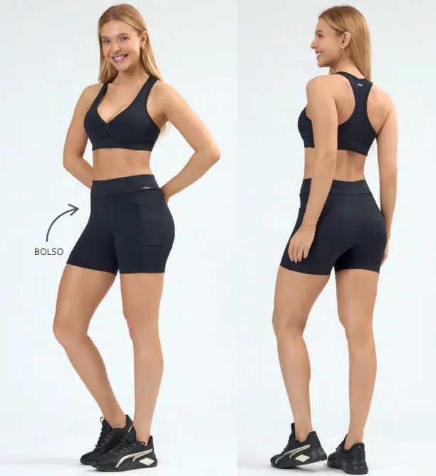 SHORTS FEM C/BOLSO R132