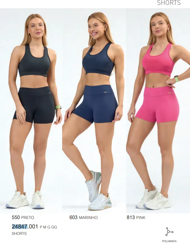 SHORTS FEMININO ADULTO
