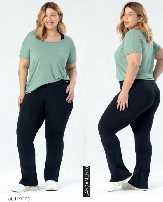 LEGGING FEMININO ADULTO FLARE PLUS