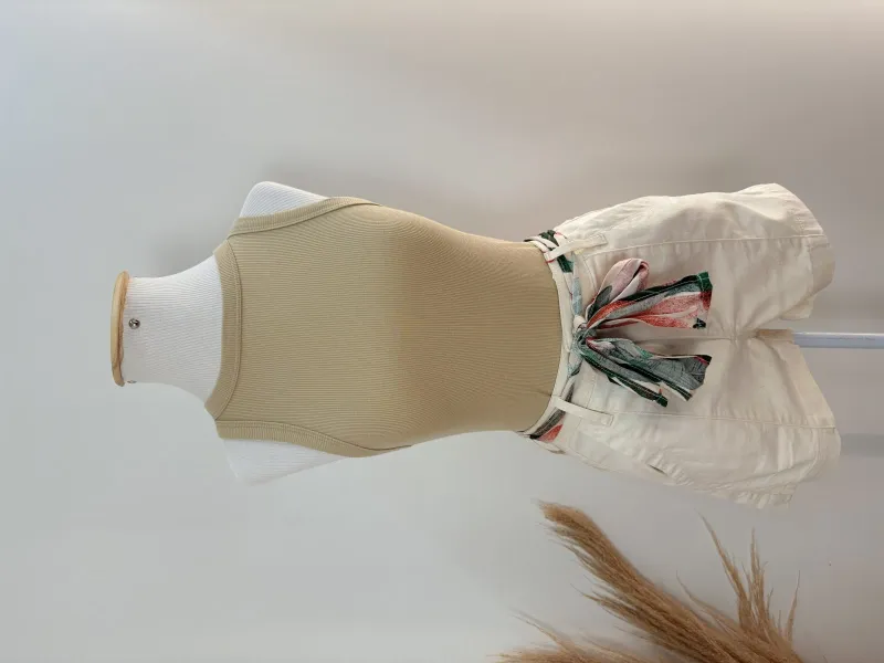 SHORTS FEMININO ADULTO SARJA