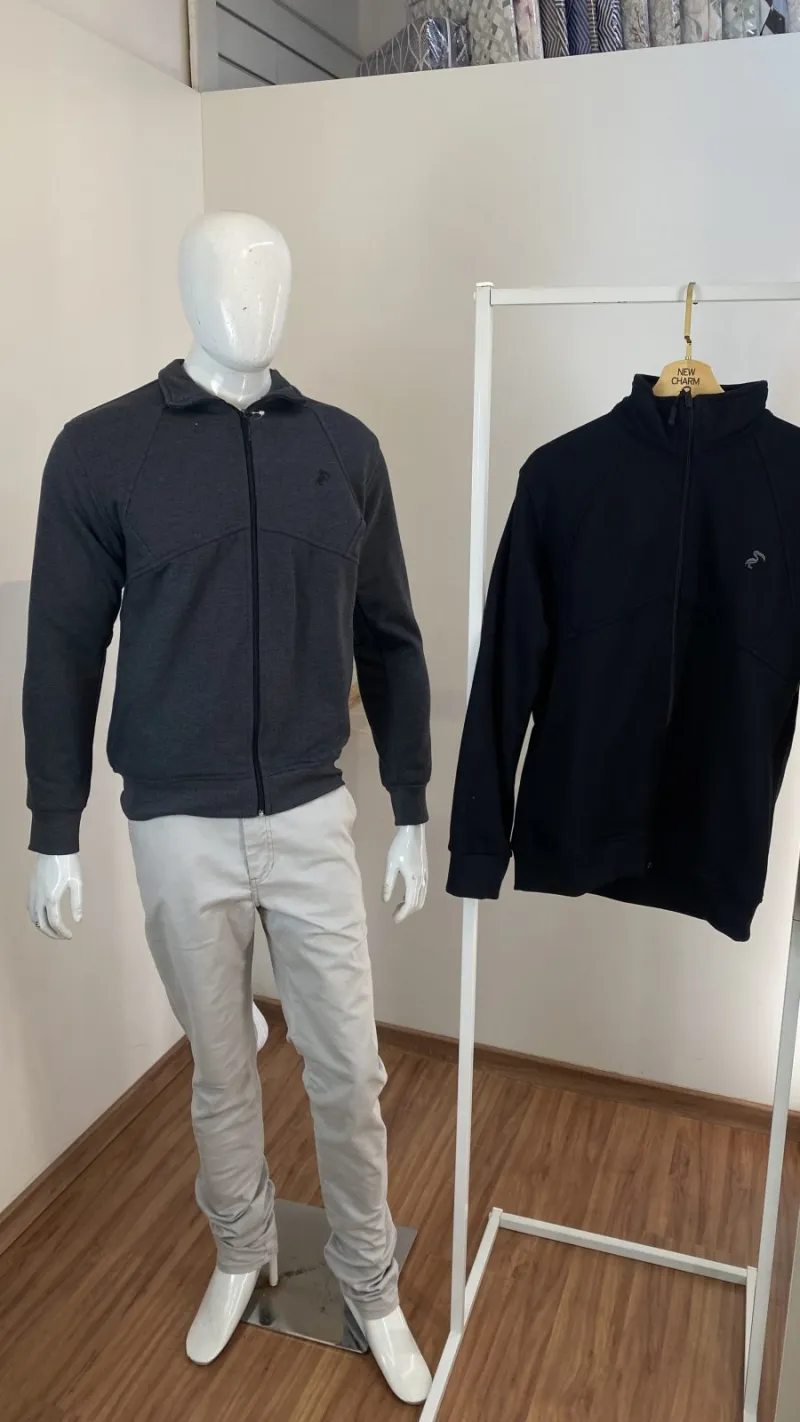 JAQUETA MASCULINO ADULTO MOLETOM
