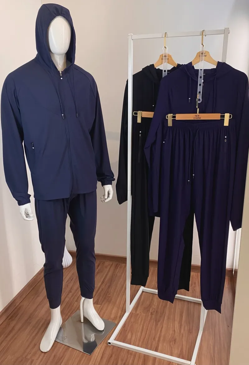 CONJUNTO MASCULINO ADULTO JAQUETA+CALÇA