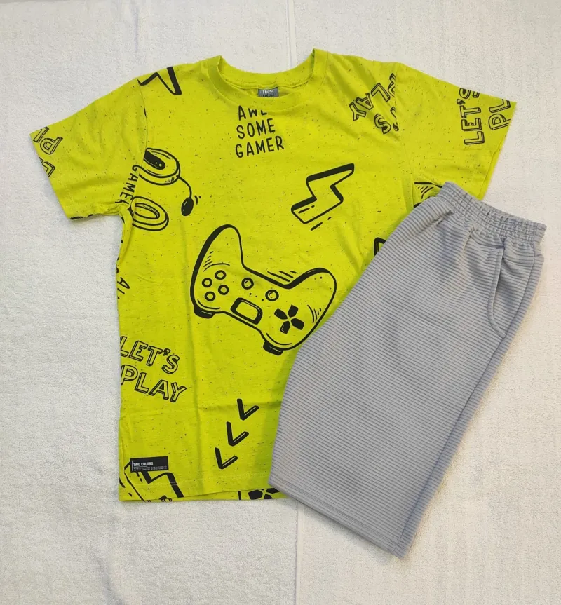 CAMISETA MASCULINO INFANTIL SEM MANGA R02