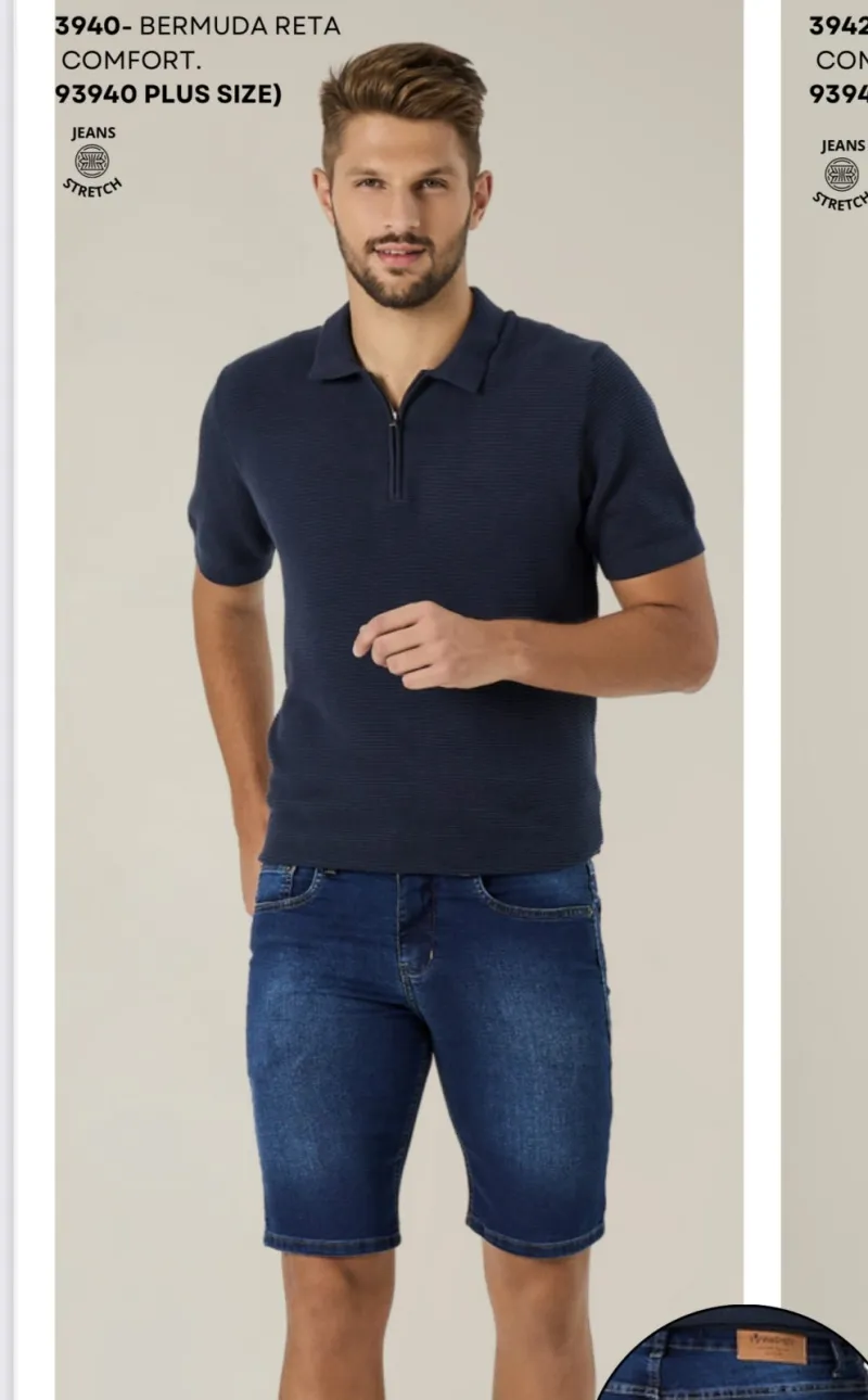 BERMUDA MASCULINO RETA