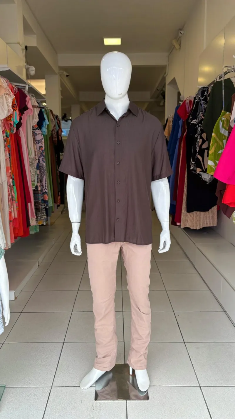 CALÇA MASCULINO SLIM SARJA R12
