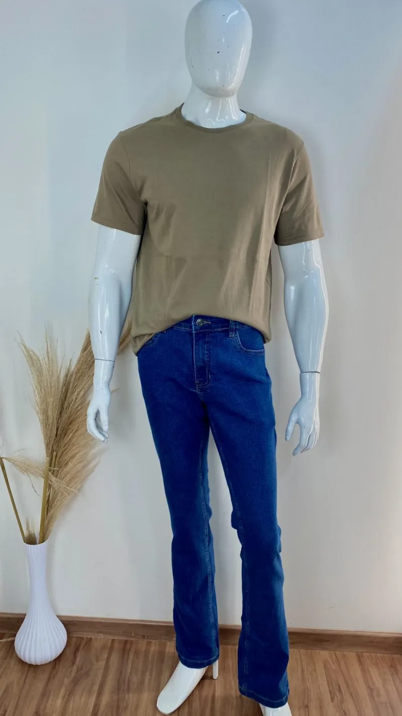 CALÇA MASCULINO ADULTO RETA