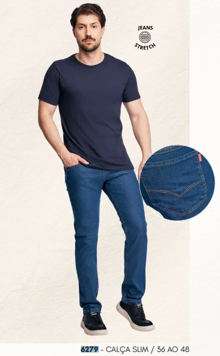 CALÇA MASCULINO ADULTO SLIM
