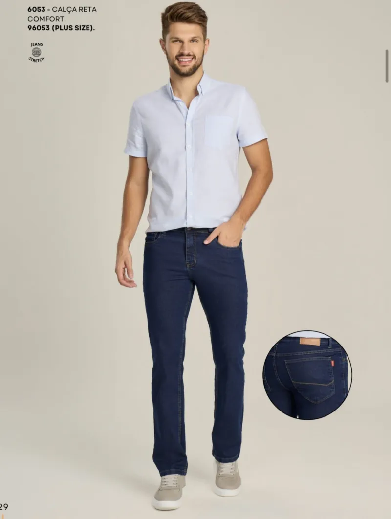 CALÇA MASCULINO RETA R12