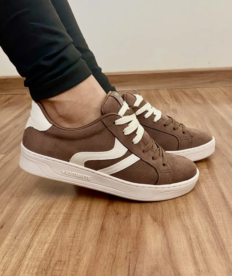 TENIS FEMININO ADULTO CAMURÇA