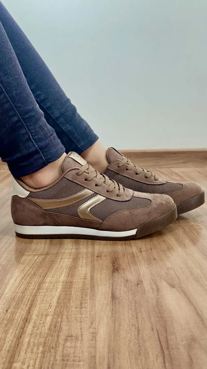 TENIS FEMININO ADULTO CAMURÇA