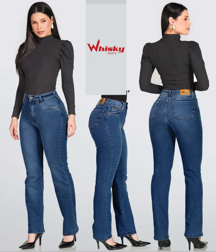 CALÇA FEMININO ADULTO RETA