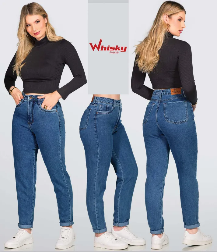 CALÇA FEMININO ADULTO MOM